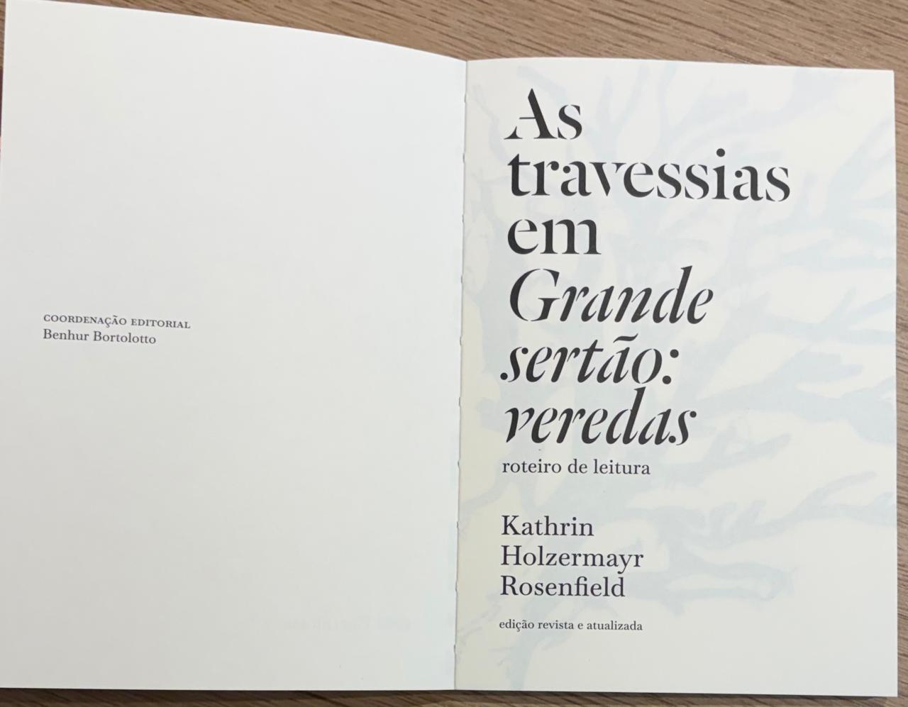 As travessias em Grande sertão: veredas, Kathrin Holzermayr Rosenfield